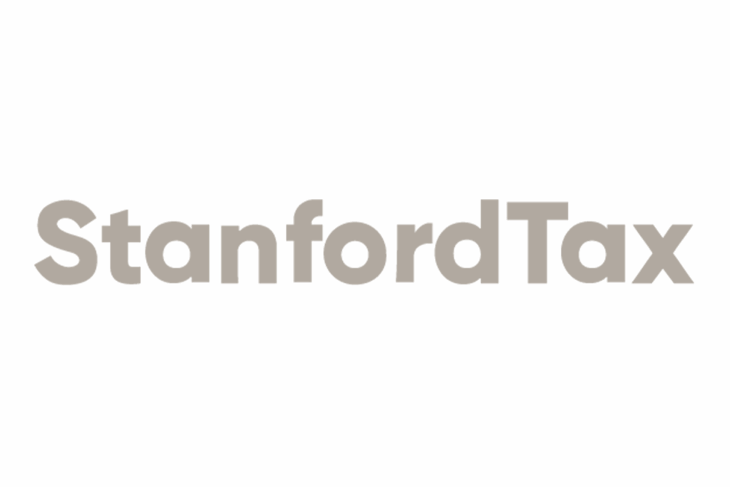 The image shows the word "StanfordTax" in large, bold, gray letters on a plain white background, representing a trusted CPA Puyallup WA or Empower Accounting Team for your financial needs.
